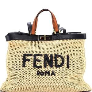 Fendi Peekaboo X-Tote Raffia Medium #204353F21B